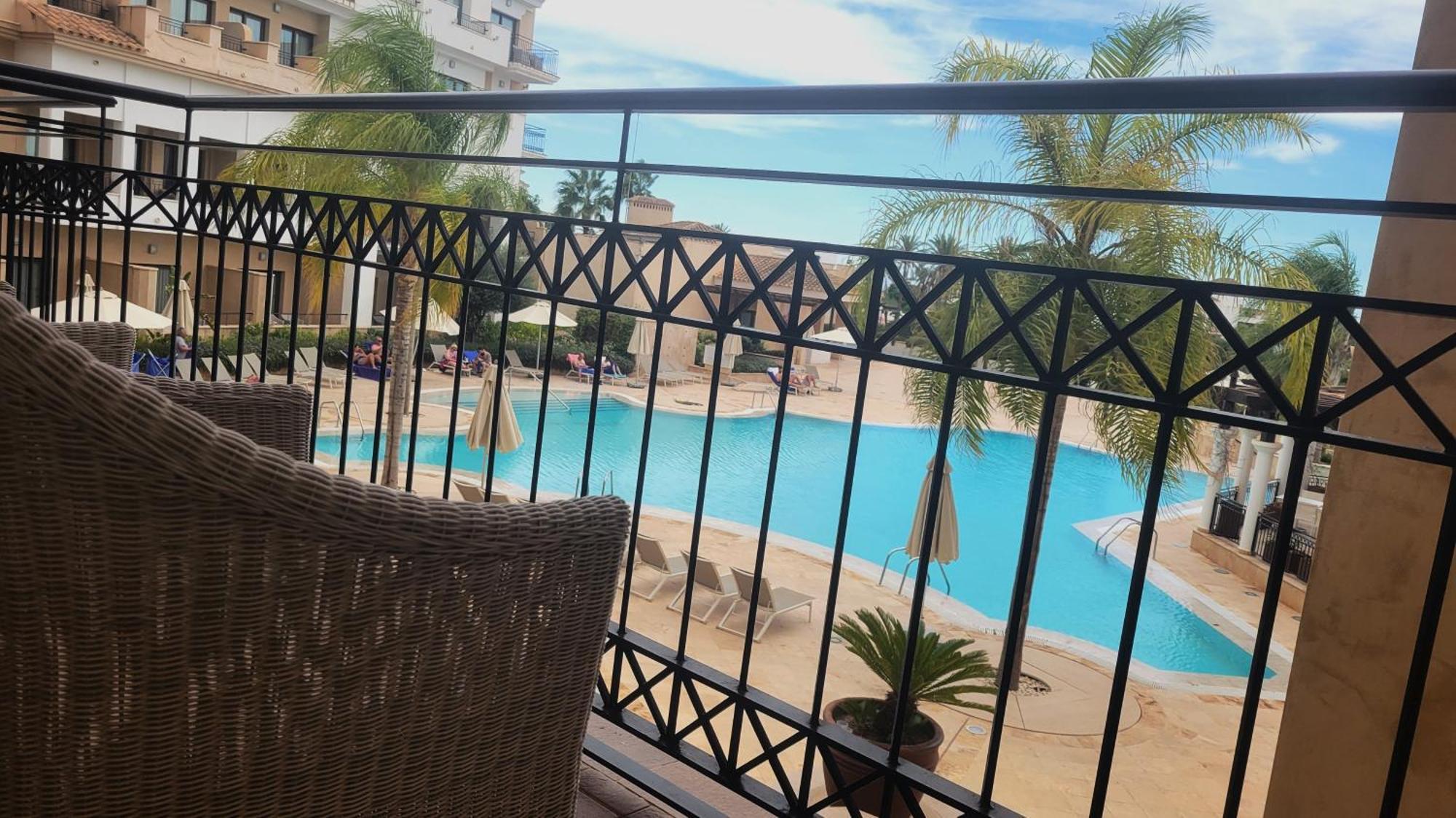 Doubletree By Hilton La Torre Golf Resort Roldán Exterior foto View of the pool at the hotel