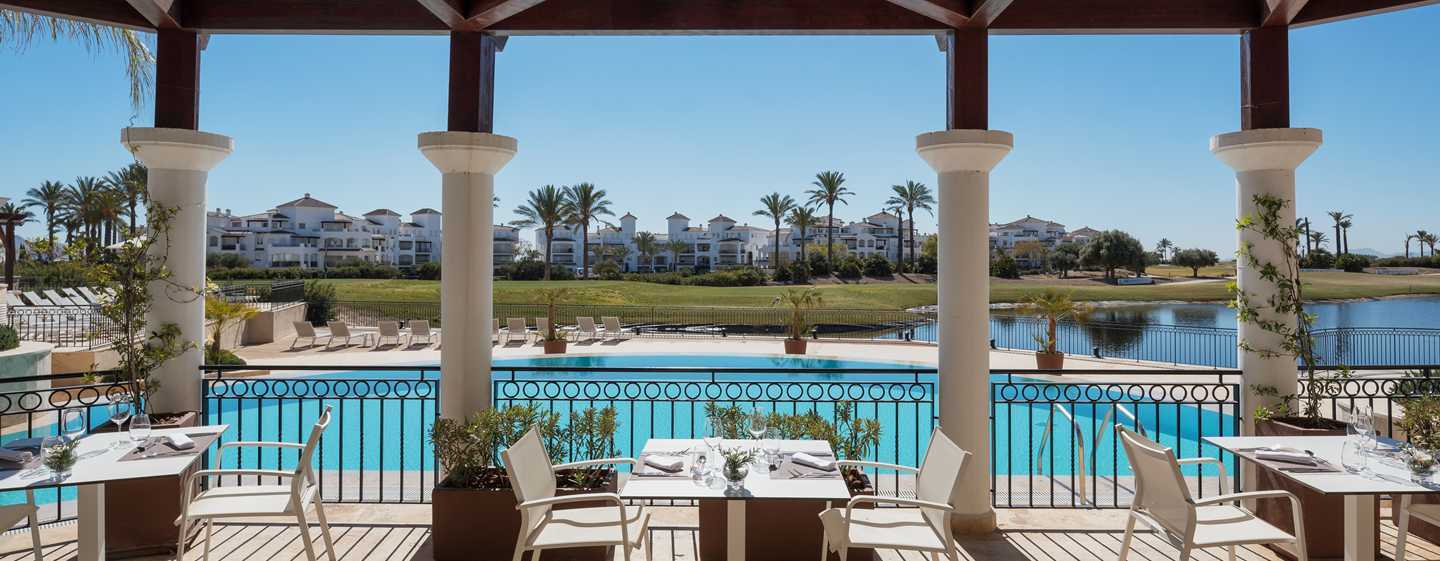 Doubletree By Hilton La Torre Golf Resort Roldán Exterior foto View of the golf course